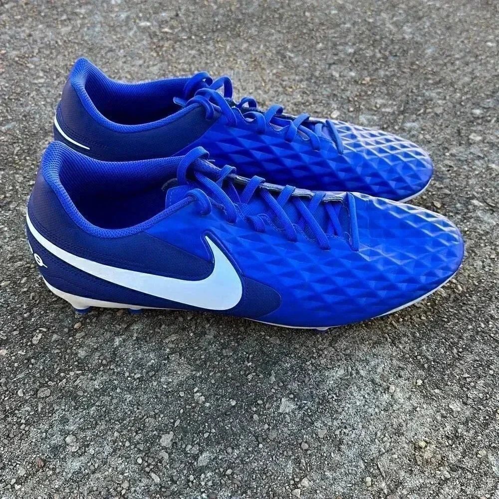 Nike Tiempo Legend 8 Club FG Hyper Royal Blue/White Men’s Sz 13 - Picture 4 of 11